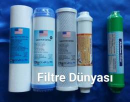 USA Su Arıtma Filtresi GAc Blok 5lİ Alkalin Yedek ( MEBRANSIZ )
